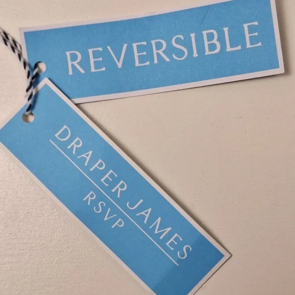 Excellent condition Draper James RSVP Reversible Quilted Puffer Vest Size Med. - Picture 7 of 8